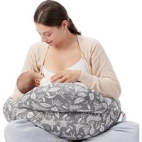 Momcozy Elyaf Sırt Destekli Yıkanabilir Gri Emzirme Yastığı