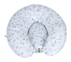 Sevi Bebe Art-579 Yaprak Desen Elyaf Sırt Destekli Yıkanabilir Yeşil Emzirme Yastığı