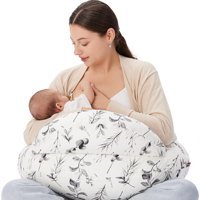 Momcozy Elyaf Sırt Destekli Yıkanabilir Beyaz Emzirme Yastığı