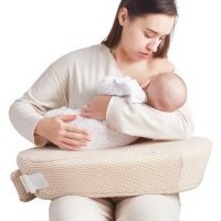 Varsthree Ergonomik Elyaf Yıkanabilir Bej Emzirme Yastığı