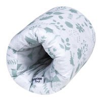 Sevi Bebe Art-208 Yaprak Desen Elyaf Yıkanabilir Yeşil Emzirme Yastığı