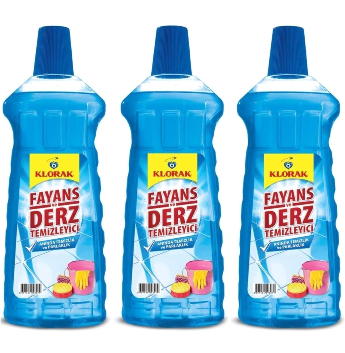 Klorak Temizlik Esintisi Kokulu Sprey Banyo Temizleyici 3 x 970 ml