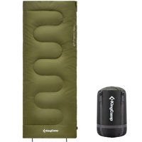 Kingcamp Oxygen 200 -17 Derece Polyester 3 Mevsim Kamp Tek Kişilik Yetişkin Uyku Tulumu Haki