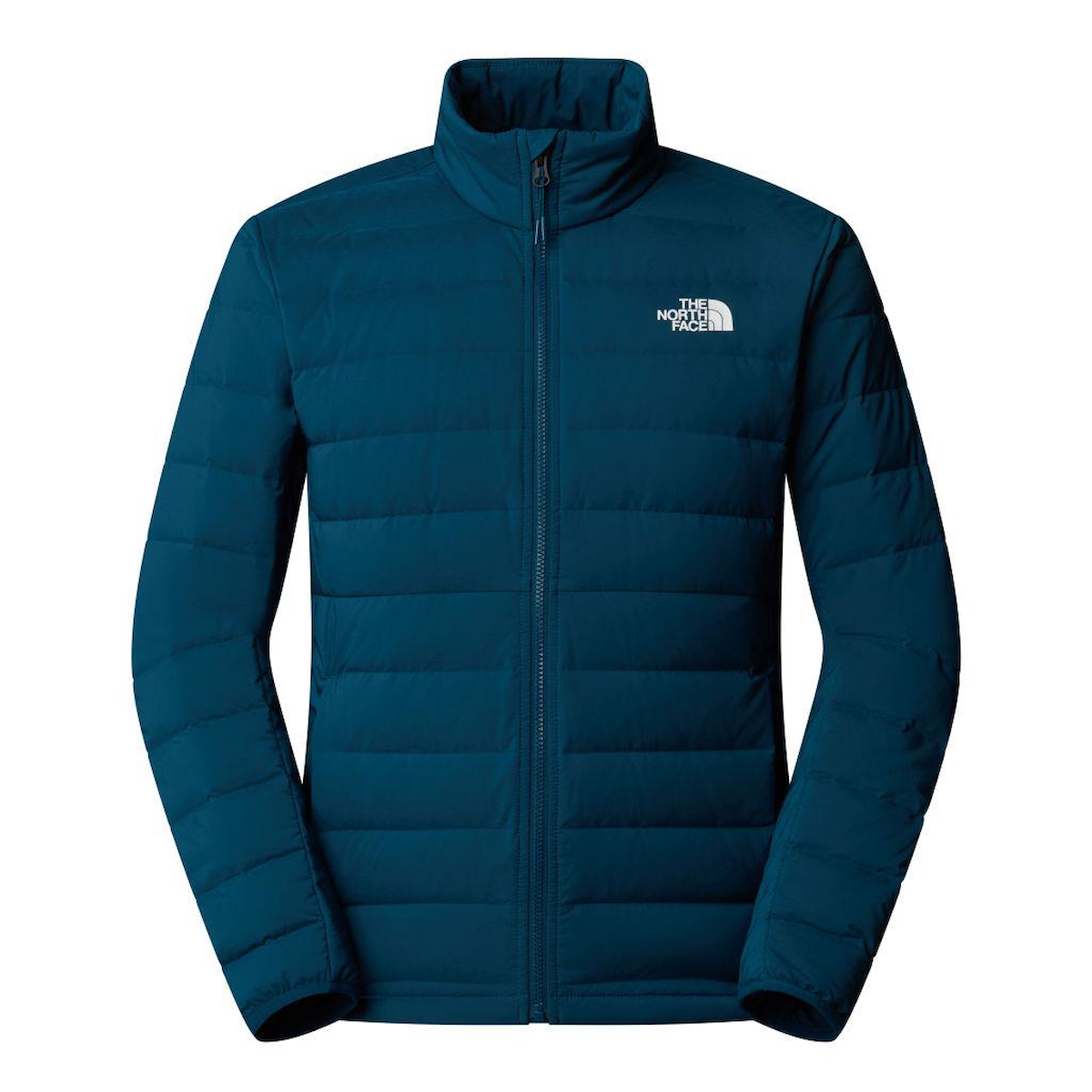 The North Face Belleview Stretch Down Softshell Gore Tex Su Geçirmez Fermuarlı Kaz Tüyü Erkek NF0A7UJE4H01 Outdoor Mont Mavi
