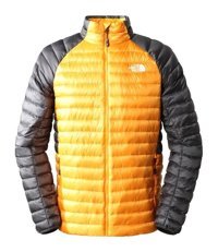 The North Face Bettaforca LT Down Softshell Gore Tex Su Geçirmez Fermuarlı Kaz Tüyü Erkek Outdoor Mont Sarı - Siyah
