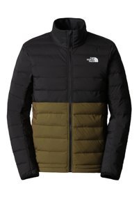 The North Face Belleview Stretch Down Softshell Gore Tex Su Geçirmez Fermuarlı Polyester Erkek Outdoor Mont Haki-Siyah