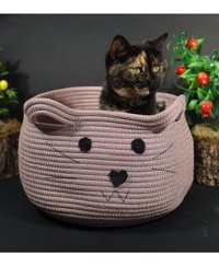 Turnberry Sweetcat Yuvarlak İç Mekan Jüt İp Kedi Evi