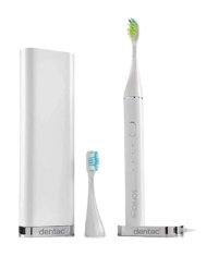 Dentac Sonic Smile Kapaklı Yumuşak Şarjlı Diş Fırçası Beyaz