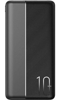 Wiwu Wi-P032 10000 mAh USB Type C Çoklu Bağlantı Powerbank Siyah