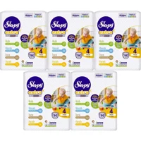 Sleepy Extra Maxi 4 Numara Organik Cırtlı Bebek Bezi 5x96 Adet