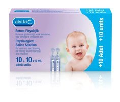 Alvita Çocuk İzotonik Deniz Suyu 20'li Flakon Serum Fizyolojik 5 Ml
