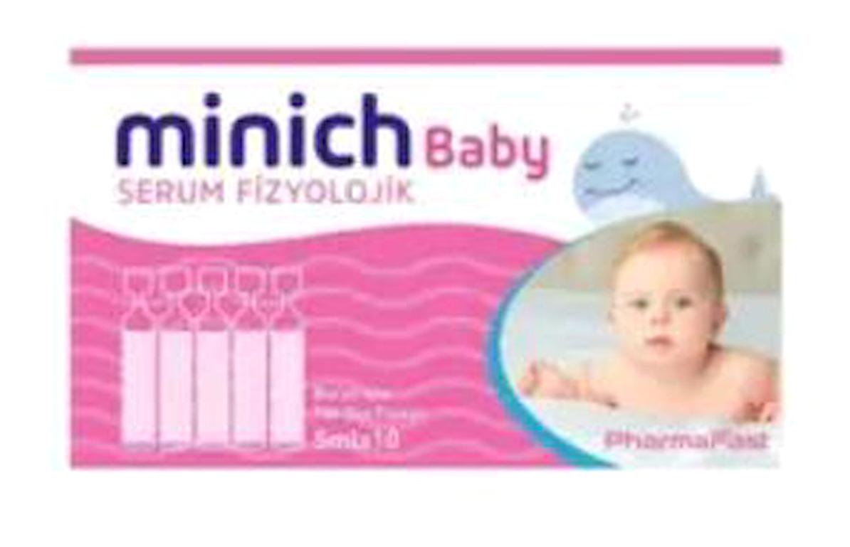 Minich Baby İzotonik 10'lu Flakon Serum Fizyolojik 5 Ml