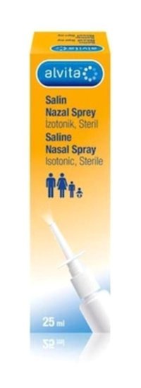 Alvita İzotonik Tekli Burun Spreyi 25 Ml