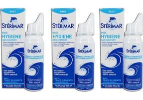 Sterimar Hygiene Hipertonik Deniz Suyu 3'lü Burun Spreyi 100 Ml