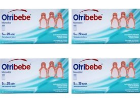 Otri Bebe Monodoz İzotonik Deniz Suyu 4x20'li Flakon Serum Fizyolojik 5 Ml