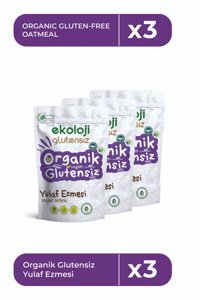 Ekoloji Vegan Glutensiz Sade Yulaf Ezmesi 3x300 gr