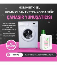 Homm Bitkisel Konsantre 40 Yıkama Yumuşatıcı 1 lt