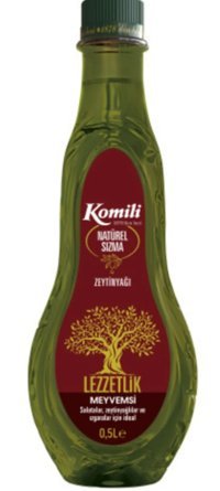 Komili Soğuk Lezzetler Organik Pet Sızma Zeytinyağı 500 ml