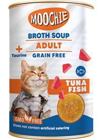 Moochie Super Premium Kısırlaştırılmış Ton Balıklı Çorba Yaş Kedi Maması 6x135 ml