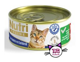 Nutri Ton Balıklı-Karides Jöle Yaş Kedi Maması 12x85 gr