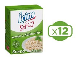 İçim Yemeklik Krema 12x200 ml