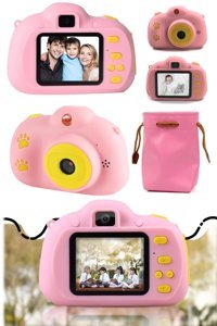 Utelips Çocuk Mini 30 mm HD Kompakt Dijital Fotograf Makinesi