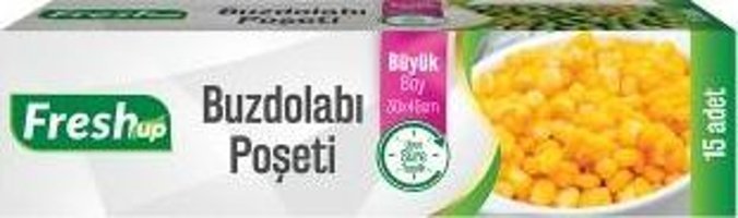Fresh-Up Büyük Boy Buzdolabı Poşeti 15'li