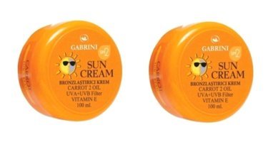Gabrini Havuç Yağı Yoğun 2 Faktör Vücut İçin Bronzlaştırıcı Krem 2x100 ml
