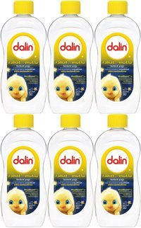 Dalin Rahat ve Mutlu Vanilyalı Bebek Masaj Yağı 6x300 ml