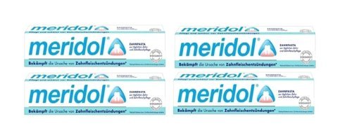 Meridol Naneli Florürlü Tüm Yaşlar Diş Mucunu 4x75 ml