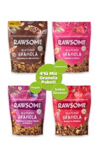 Rawsome Karışık Glutensiz Granola 4x250 gr
