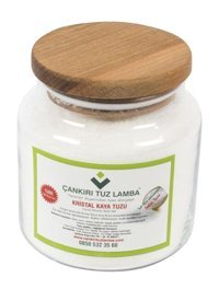 Çankırı Tuz Lamba İyotsuz Kristal Sofra Tuzu Kavanoz 500 gr