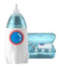 Eternal Luck Little Rocket Dijital Elektrikli Yedek Uçlu Burun Aspiratörü Beyaz + Yedek Uç 3'lü