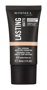 Rimmel London Lasting Matte 010 Warm Porcelain Krem Tüp Fondöten 30 ml
