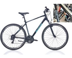 Bianchi T0017-Fs 28 Jant 24 Vites Şehir Bisikleti Bej-Siyah
