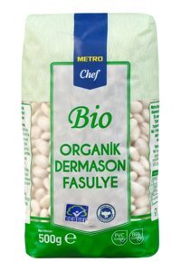 Metro Chef Organik Dermason Fasulye 500 gr