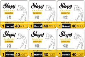 Sleepy Extra 6 Adet 40'lı Normal Günlük Ped