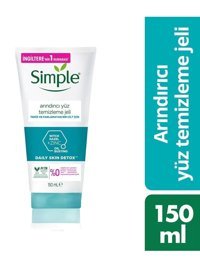 Simple Daily Skin Detox Arındırıcı Yüz Temizleme Jeli 150 ml