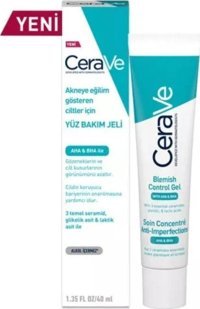 Cerave AHA BHA Akneye Eğilimli Ciltler Yüz Temizleme Jeli 40 ml