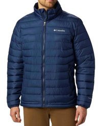 Columbia Powder Lite Su Geçirmez Fermuarlı Polyester Erkek WO1111-467 Outdoor Mont Lacivert