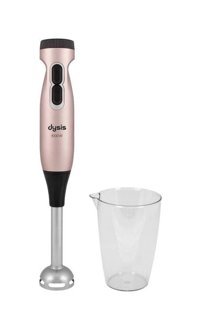 Dysis 4701 500 ml Plastik Turbo Fonksiyonlu 4 Bıçaklı İkili Büyük El Blender Rose Gold