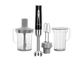 Korkmaz A445 Vertex Mega 1250 ml Plastik Çift Bıçaklı 3'lü Büyük Blender Seti Siyah