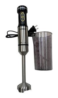 Gosso GG-2401 1000 ml Plastik Turbo Fonksiyonlu Çift Bıçaklı İkili Büyük El Blender Gri