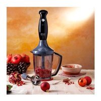 Arzum AR1107-S 1500 ml Plastik Turbo Fonksiyonlu 4 Bıçaklı Tekli Büyük El Blender Siyah