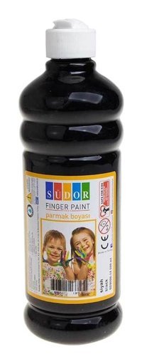 Südor Sd8009-14 Yıkanabilir 500 ml Siyah Parmak Boyası