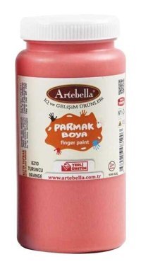 Artebella 500 ml Turuncu Parmak Boyası