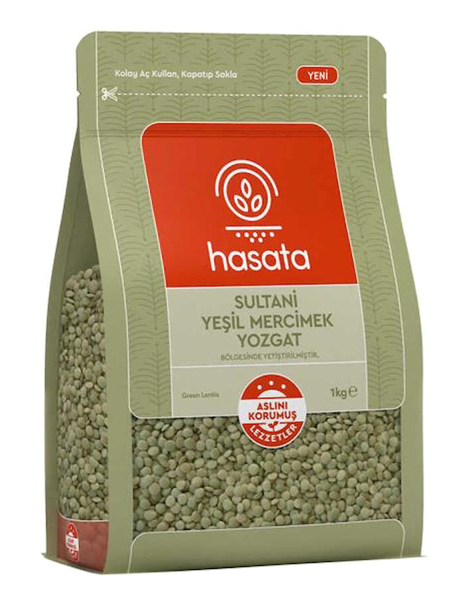 Hasata Sultani Glutensiz Yeşil Mercimek 12x1 kg
