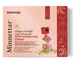 Şekeroğlu Minnettar Fıstıklı-Nar Aromalı Çifte Kavrulmuş Lokum 300 gr