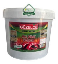 Güzelce Ev Yapımı Organik Hatay Acılı Biber Salçası 20 kg