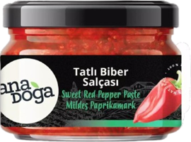 Ana Doğa Ev Yapımı Organik Antep Tatlı Biber Salçası 250 gr